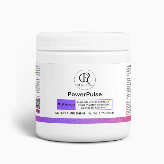 PowerPulse - Energy Powder - Fruit Punch Flavour - Profusio Global LLC dba GO Profusio