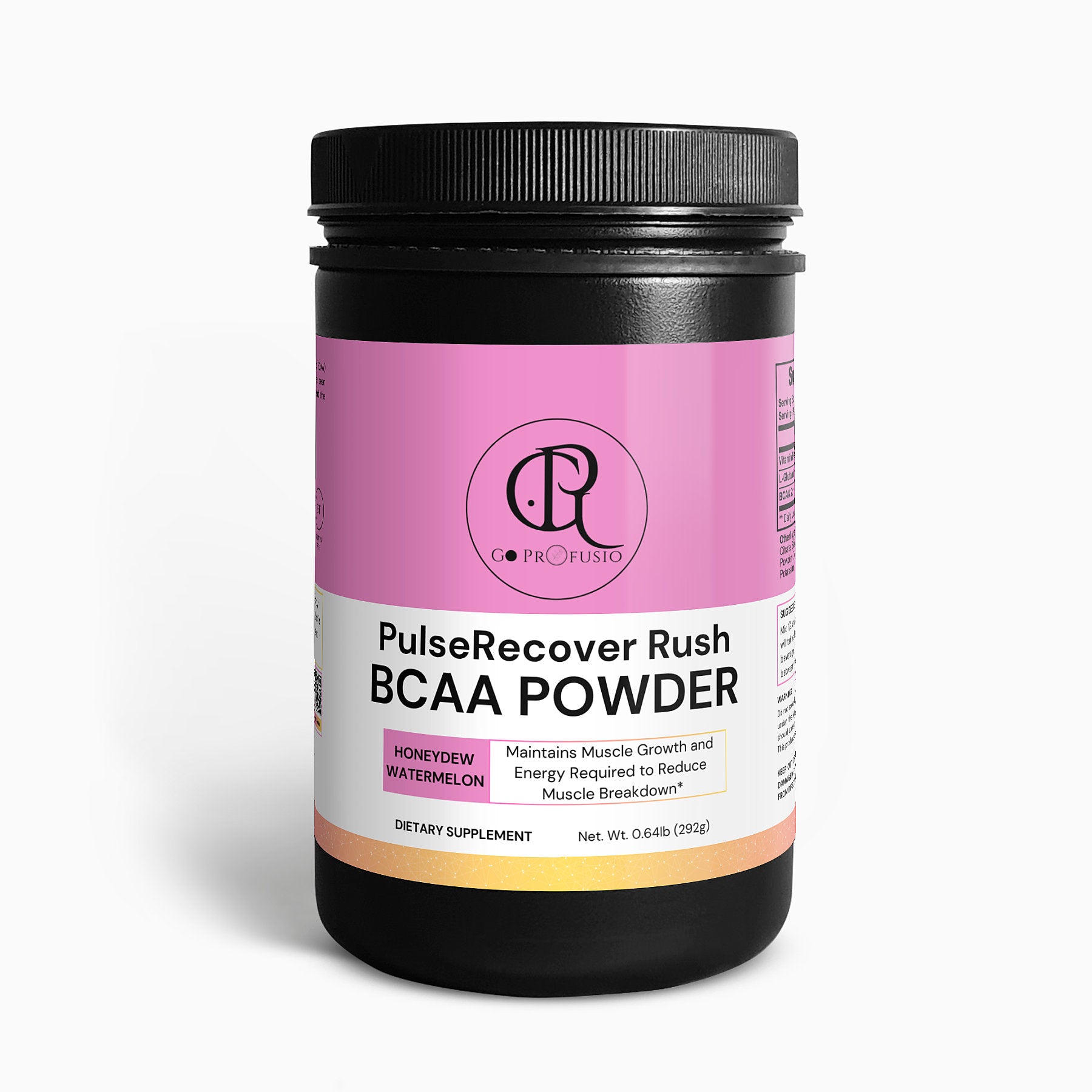 PulseRecover Rush - BCAA Powder - (Honeydew/Watermelon) - Profusio Global LLC dba GO Profusio