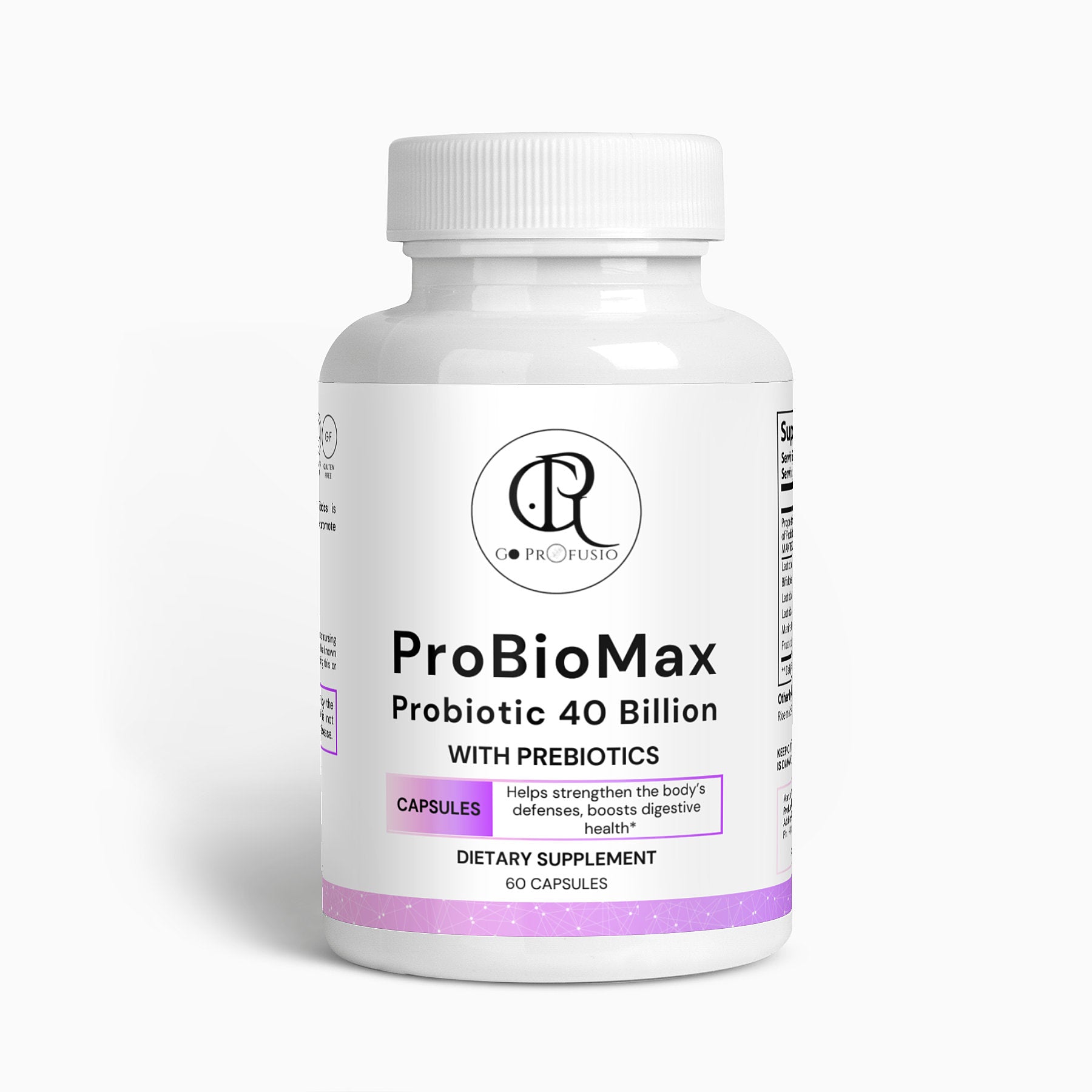 ProBioMax - Probiotic 40 Billion with Prebiotics - Profusio Global LLC dba GO Profusio