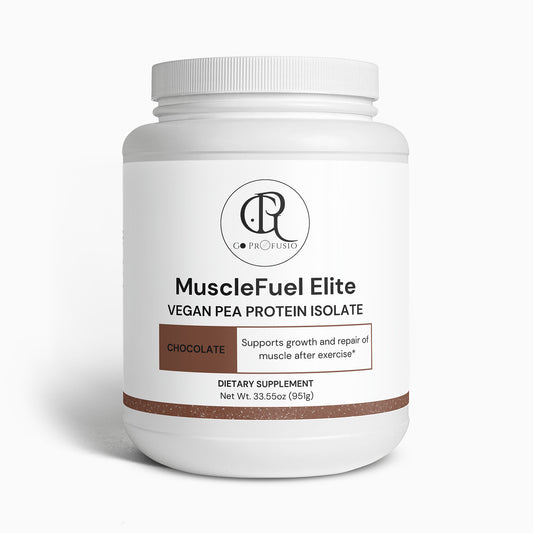 MuscleFuel Elite - Vegan Pea Protein Isolate - Chocolate Flavour - Profusio Global LLC dba GO Profusio