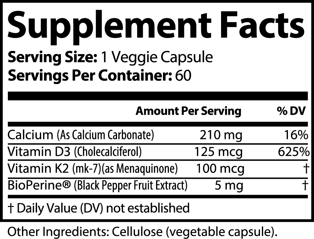 StrongGlow - Bone & Heart Support with Vitamin K2 & D3 - Profusio Global LLC dba GO Profusio