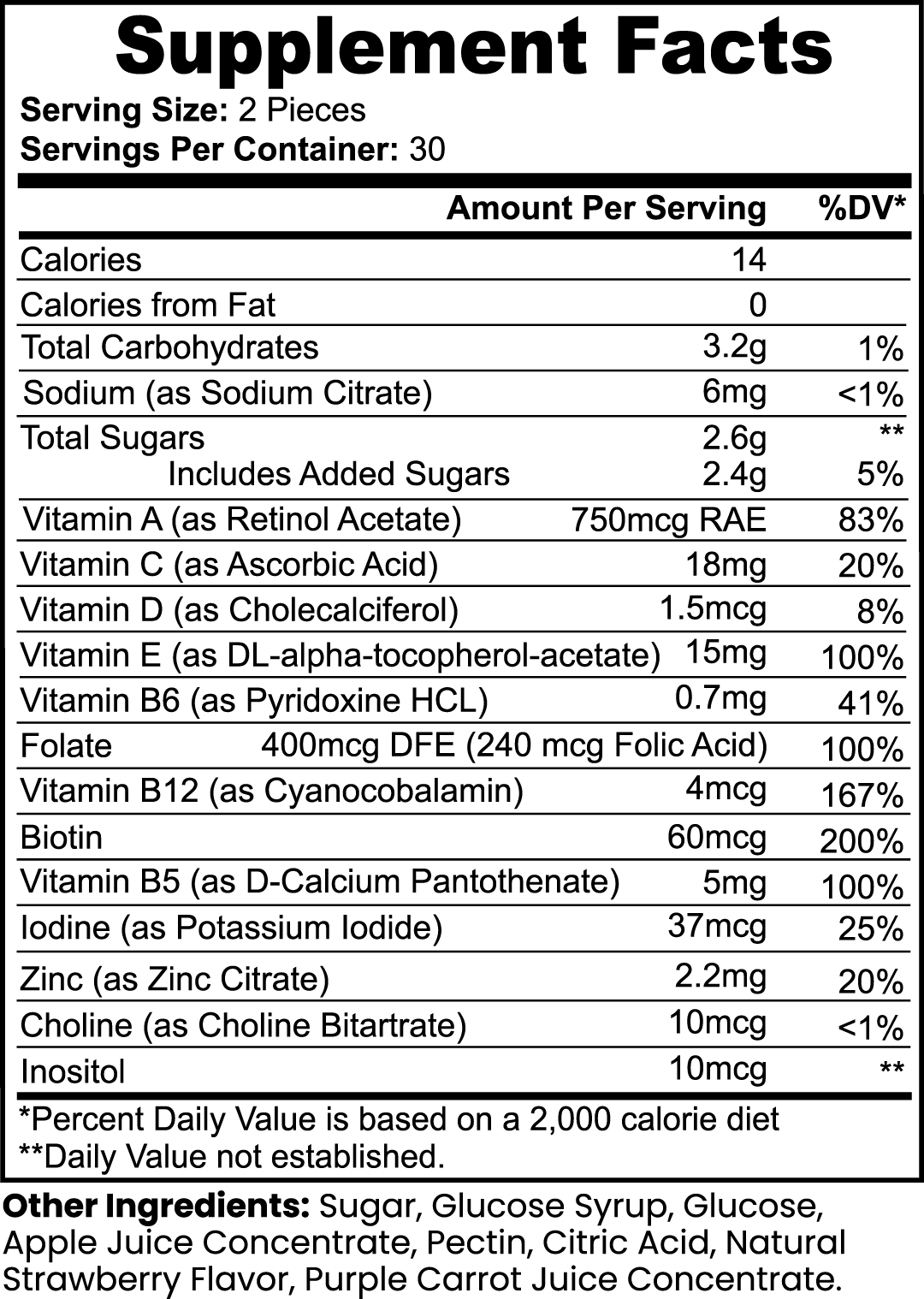 LifeLuxe - Multivitamin Gummies - Profusio Global LLC dba GO Profusio