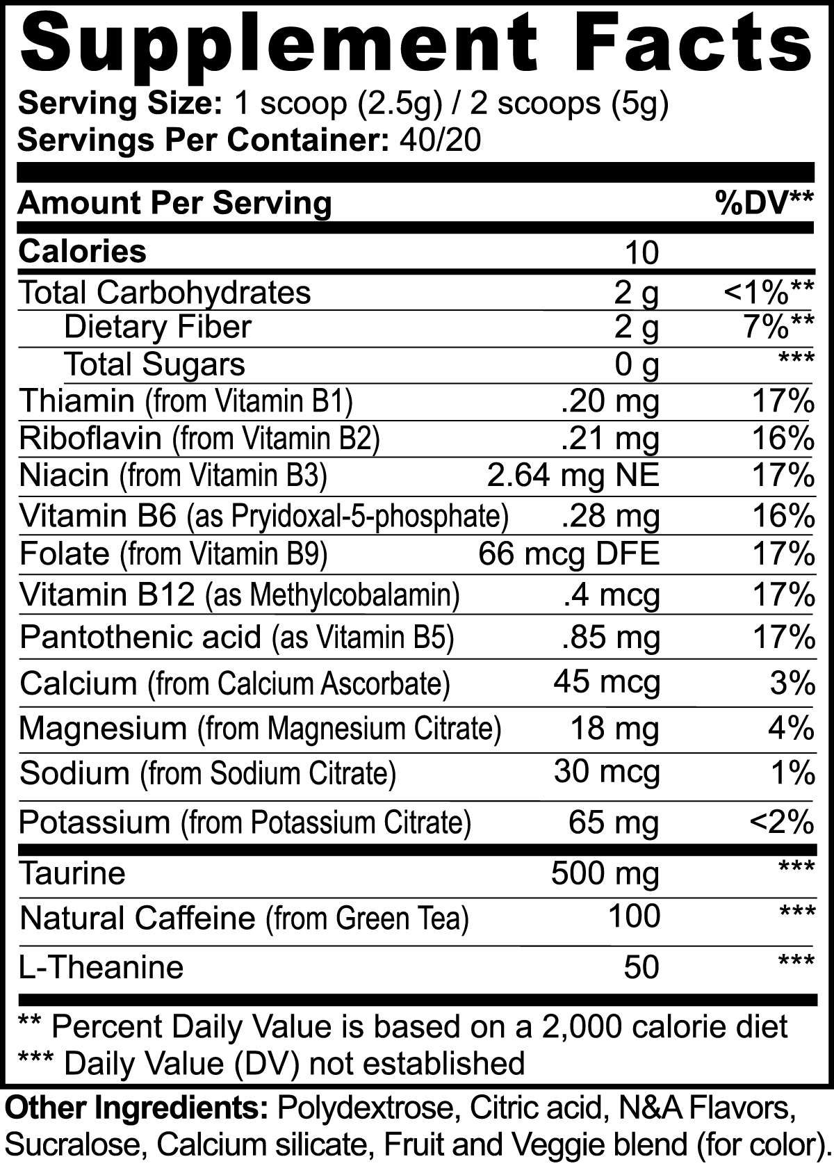 PowerPulse - Energy Powder - Yuzu Flavor - Profusio Global LLC dba GO Profusio