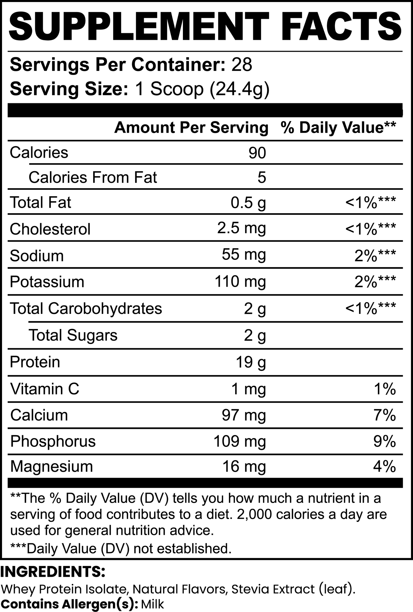 MuscleFuel Max - Whey Protein Isolate - Vanilla Flavour - Profusio Global LLC dba GO Profusio