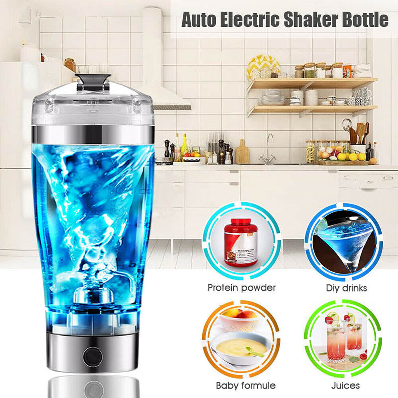 Portable Electric Protein Shake Stirrer / Blender Cup - Profusio Global LLC dba GO Profusio