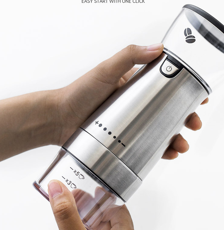 Stainless Steel Electric Coffee Grinder - Profusio Global LLC dba GO Profusio