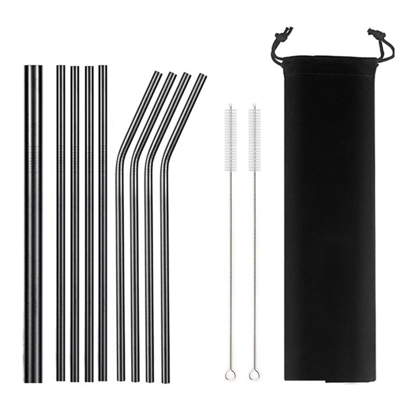 Stainless Steel Straw Set - Profusio Global LLC dba GO Profusio