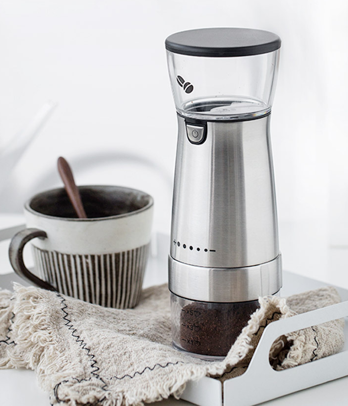 Stainless Steel Electric Coffee Grinder - Profusio Global LLC dba GO Profusio